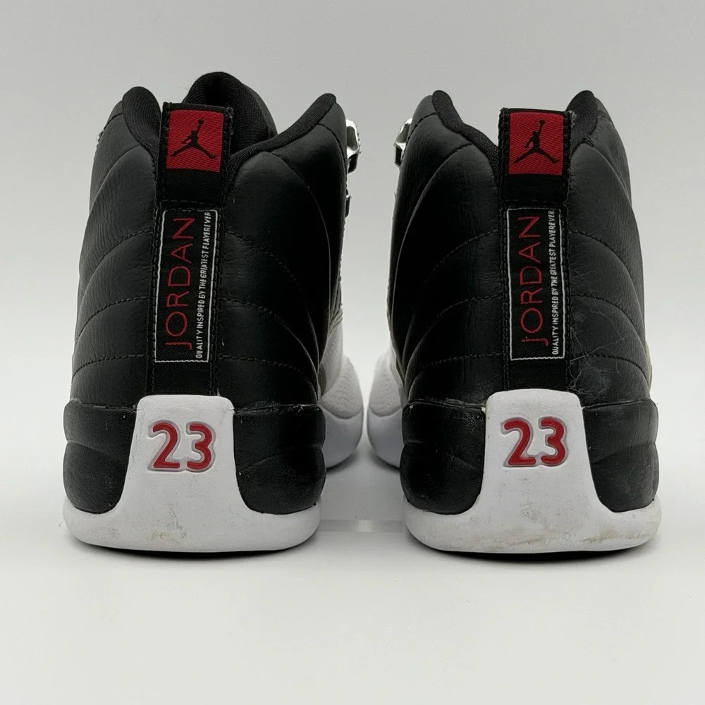 Jordan 12 Retro Playoff GS 2022 Black White 153265-006 Size 6.5Y/8W Clean!‎